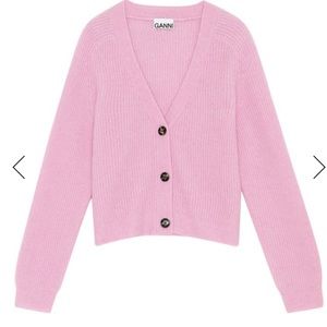 GANNI ~ soft pink Cardigan
